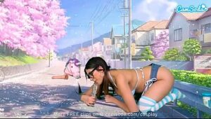 Camsoda – Cute Latina Teen Cosplay as Mei Overwatch Masturbates With Dildos